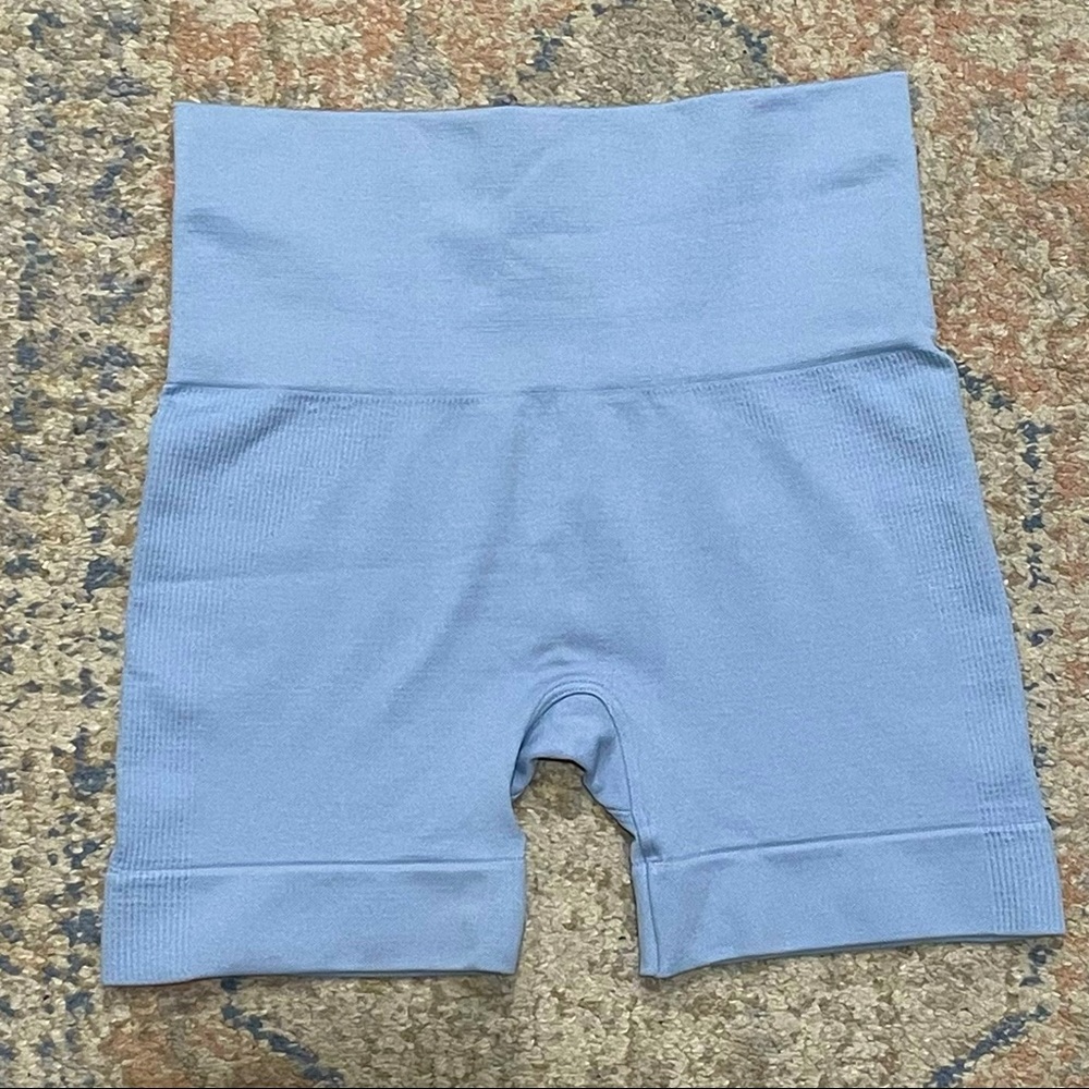 SET ACTIVE Sculptflex Bike Shorts In Blue Lagoon XS